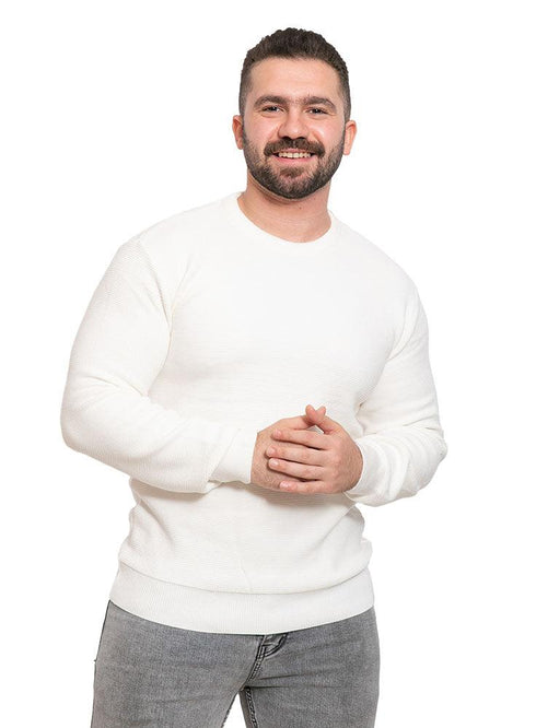 Off White D - Round Basic Pullover - Khotwh